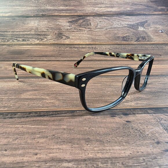 Lulu Guinness Eyeglasses Womens Cat Eye Designer Frames L207 BLK 50-18 - Picture 2 of 11